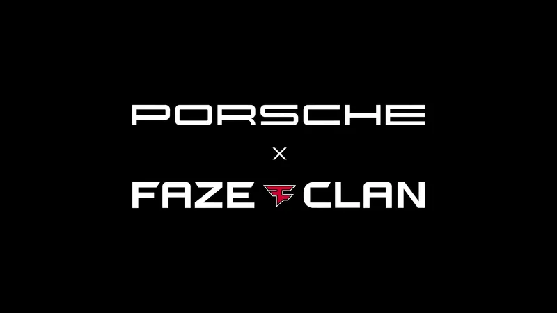 Partenariat Porsche x Faze Clan