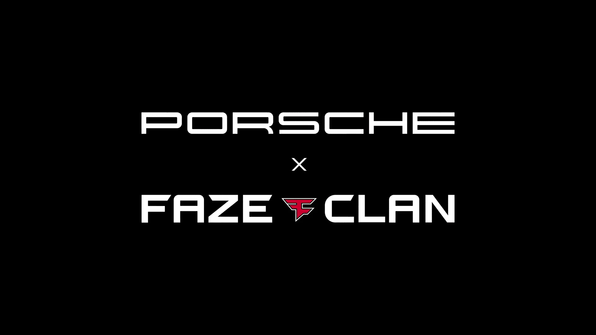 Partenariat Porsche x Faze Clan