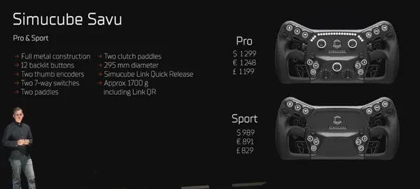 Simucube savu lineup